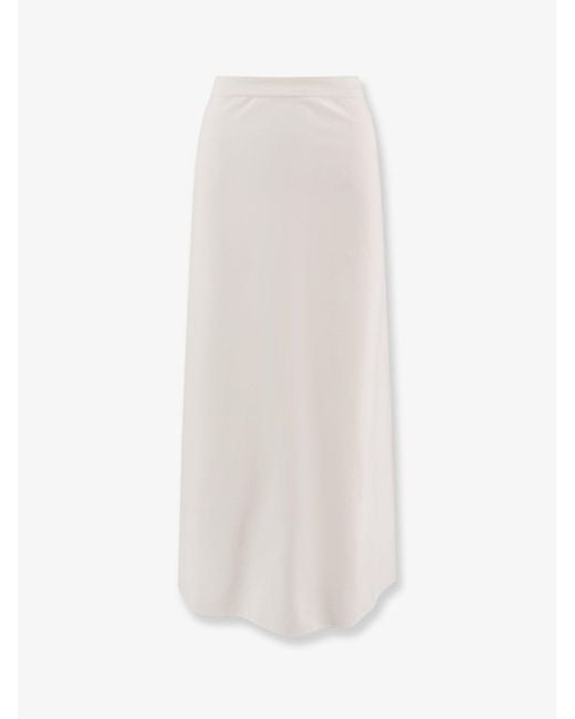 Max Mara White Vernice Viscose