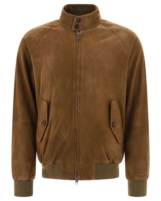Men's Brown "G9" Bomber Jacket