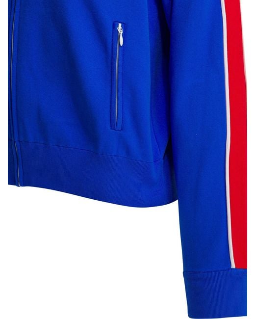 Miu Miu Blue Zipper Sweatshirt