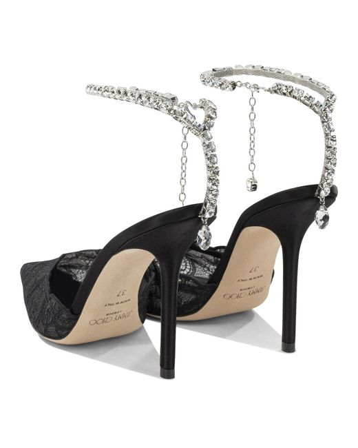 Jimmy Choo Black "Saeda 100Mm" Pumps