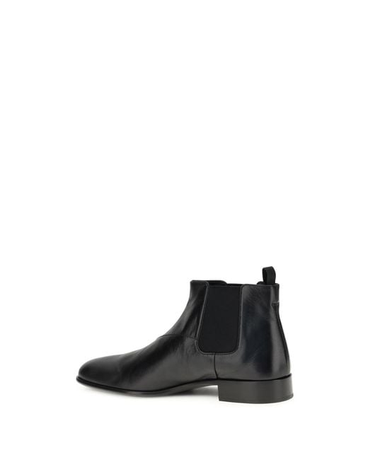 Prada White Leather Ankle Boots