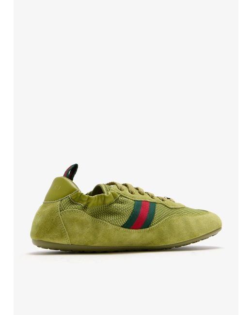 Gucci Green Shift Sneakers