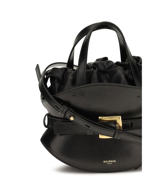 Balmain Black Shuffle Mini Shoulder Bag
