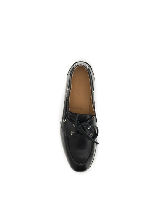 Bally White Loafers Plume