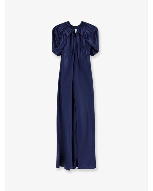 Alberta Ferretti Blue Viscose Long Dress