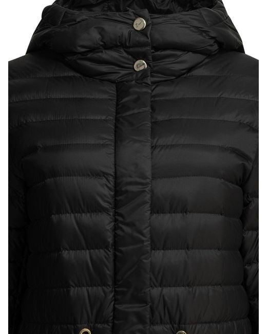 Moncler Black Raies Short Down Jacket