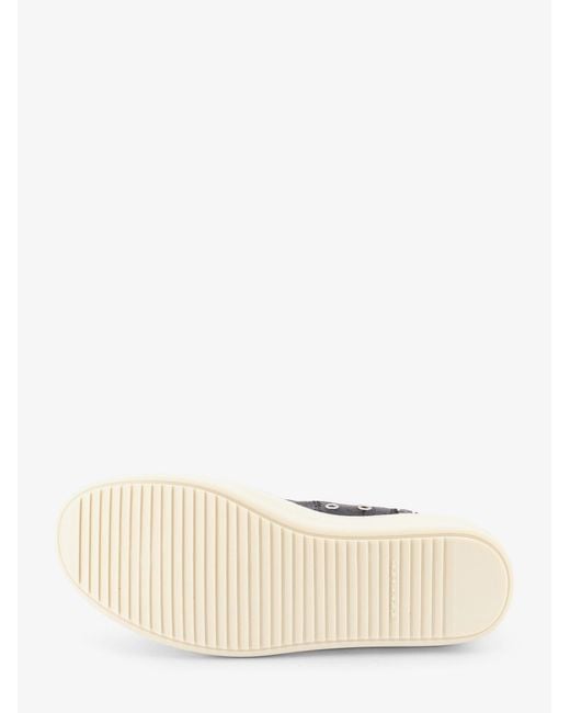Rick Owens Blue High-Top Leather Sneakers for men