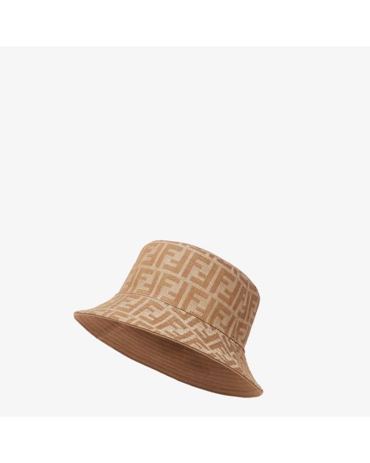 Fendi Brown Reversible Bucket Hat