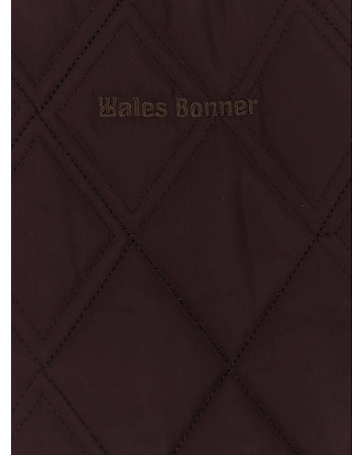 Adidas Purple Nylon Down Jacket With Iconic Side Stripes