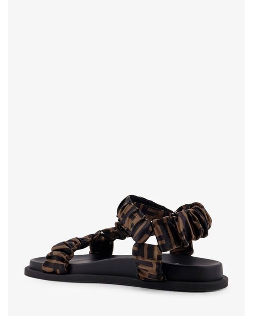 Fendi White Feel Sandals