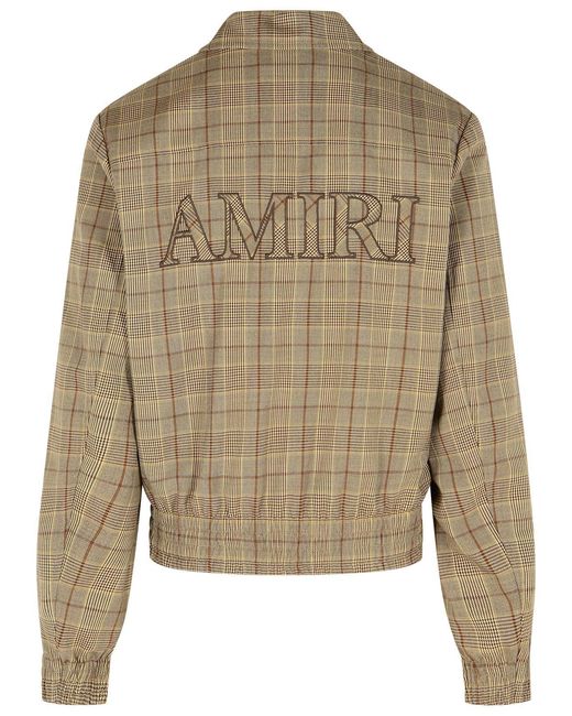 Amiri Natural Virgin Wool Blend Jacket for men