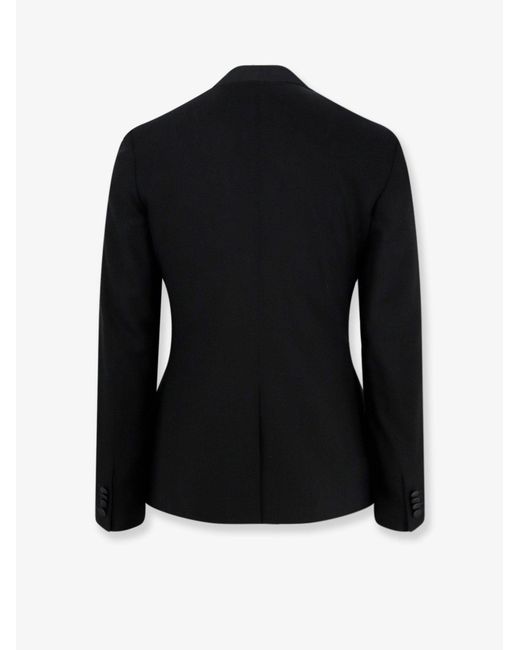 Dior Black Dior Bar Virgin Wool Tuxedo Blazer for men