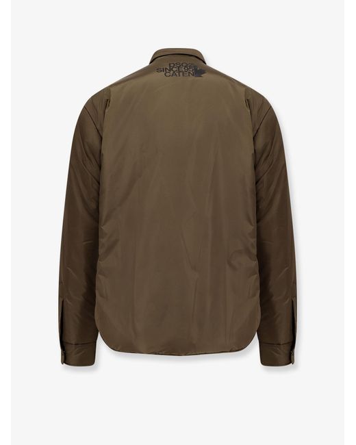 DSquared² Green Jackets Poliammide for men