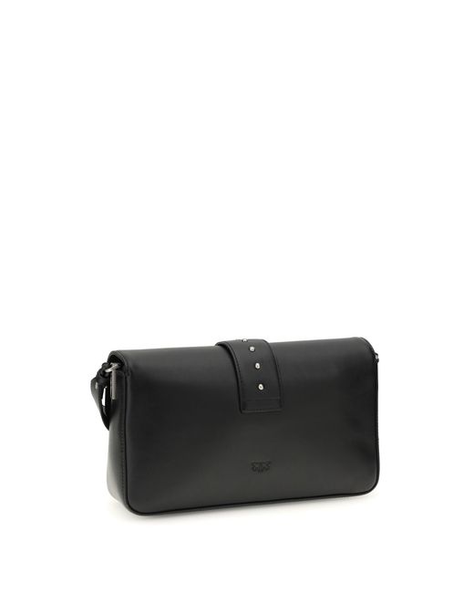 Pinko Black Shoulder Bag Love One Leather