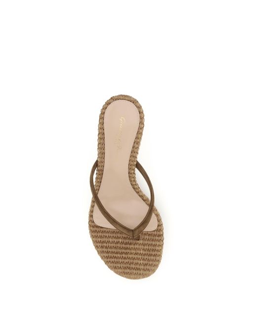 Gianvito Rossi Metallic Calypso Sandals
