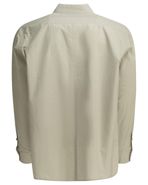 Sacai Gray Typewriter Casual Shirt for men