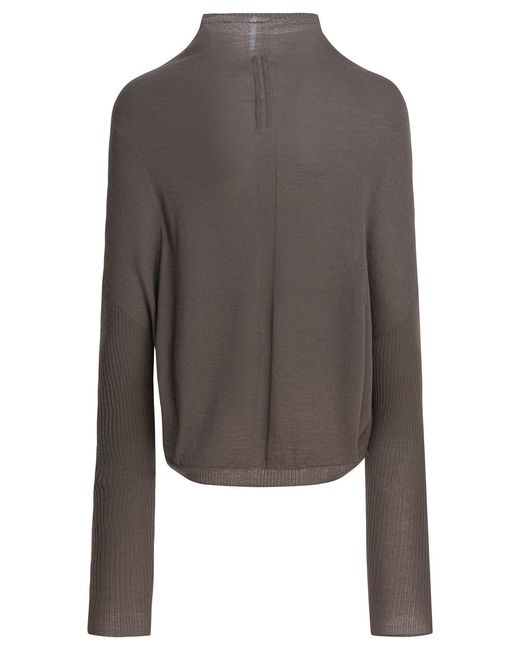 Rick Owens Gray "Crater Knit" Sweater