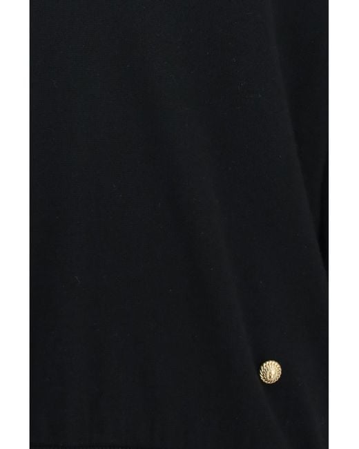Balmain Black V-Neck Sweater