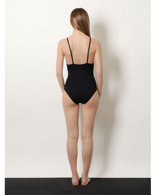 Eres Black Larcin Lycra One Piece Swimsuit