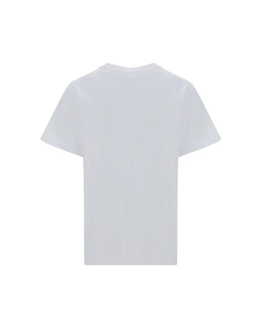 Ganni White Cherry Relaxed T-Shirt