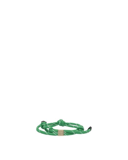 Miu Miu Green Rope Bracelet