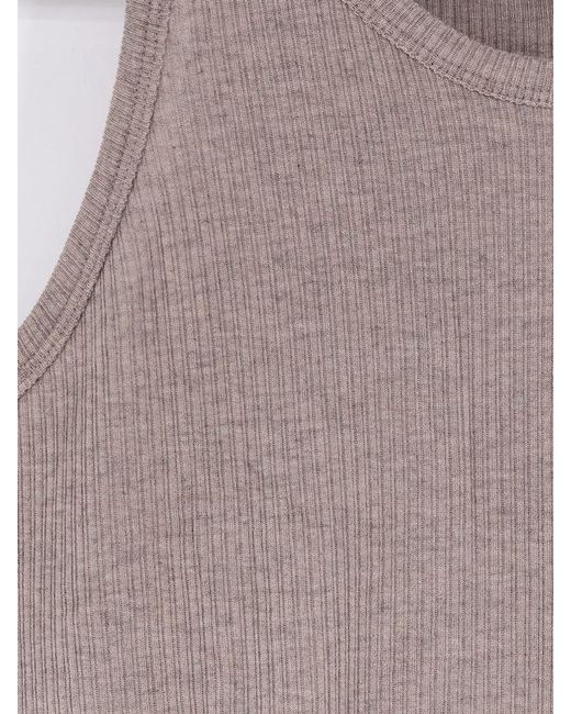 TONYWACK Gray Lyocell Blend Tank Top for men