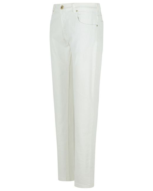Eleventy White Cotton Pants for men