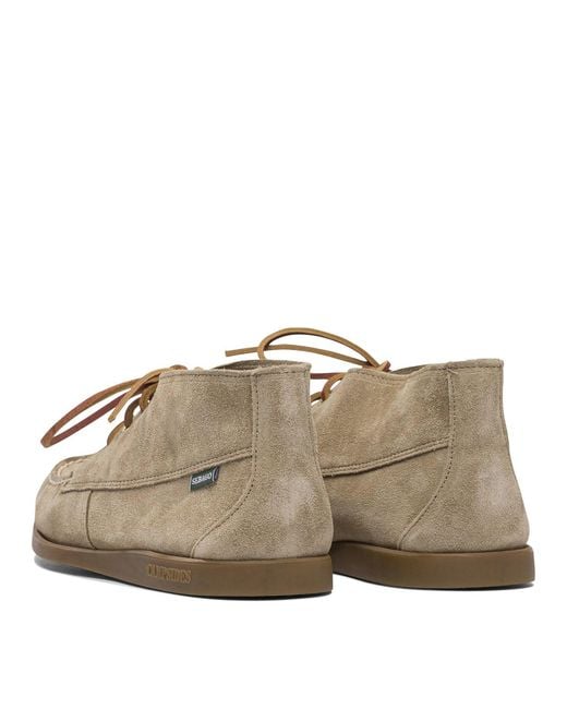 Sebago Brown Rubber Loafers for men