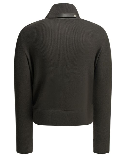 Tom Ford Black Nylon Wool Down Jacket for men