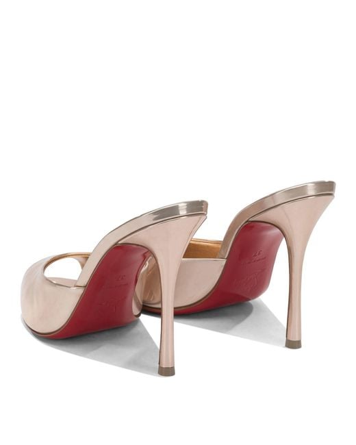 Christian Louboutin Natural Dolly 100 Specchio Sat