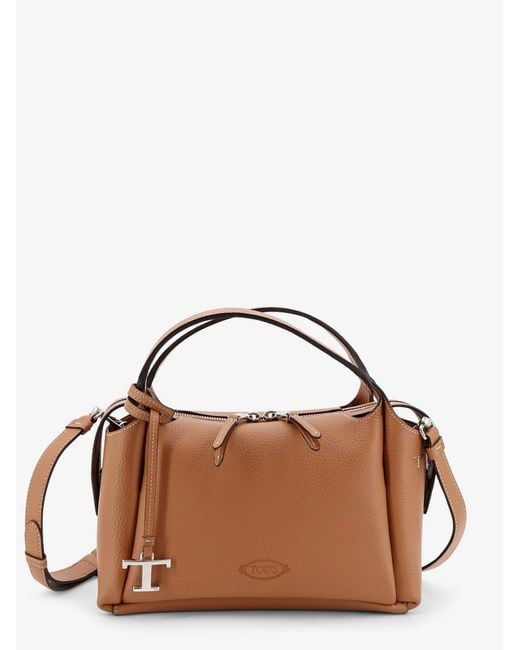 Tod's Brown Apa Leather Crossbody