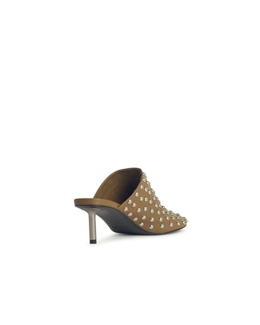 Jil Sander Metallic Chimera Leather Mules