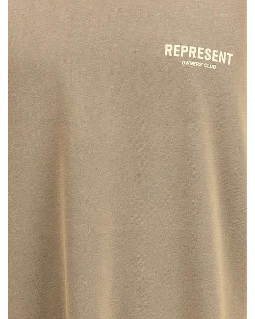 Represent White T-Shirt for men