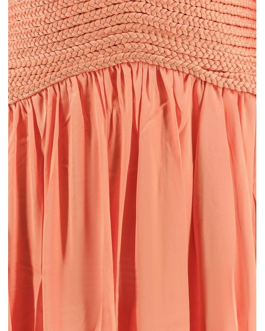 PATBO White Satin Sunset Long Dress With Cut-Out Details