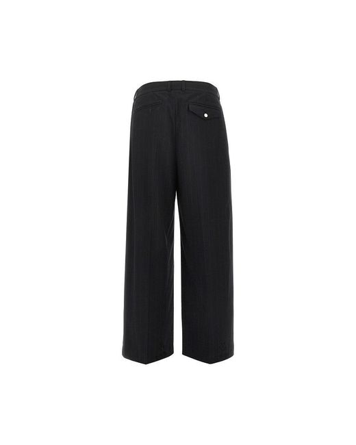 THESTROY Black Wide-Leg 'Inno' Pants for men