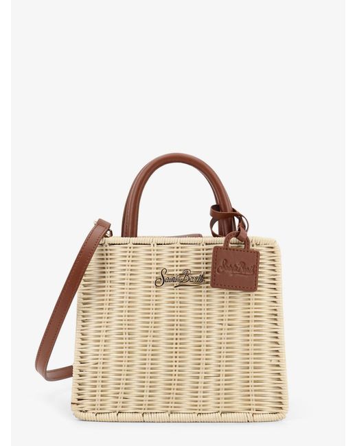 Mc2 Saint Barth Metallic Shop Bag Mini Crossbody
