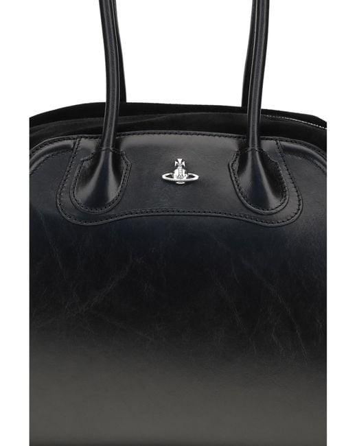 Vivienne Westwood Black Shirley Shoulder Bag