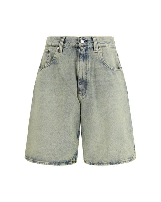 sunflower Gray Bermuda Shorts Super Wide Denim