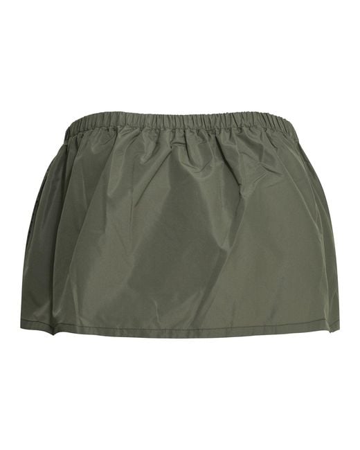 Miu Miu Green Cargo Miniskirt