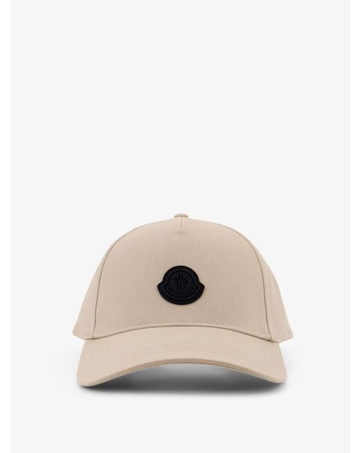 Moncler Natural Cotton Hat for men
