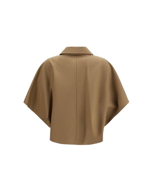 Max Mara Natural Cotton Cape