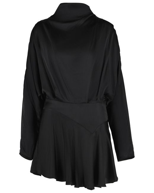 Isabel Marant Black 'Neline' Viscose Mini Dress