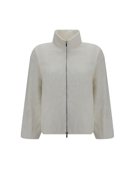 GONGDID DESIGN Gray Short Padded Jacket