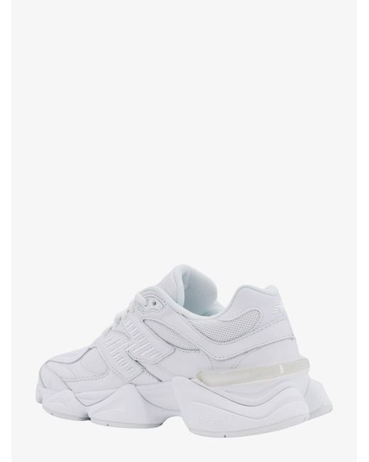 New Balance White 9060 Sneakers for men