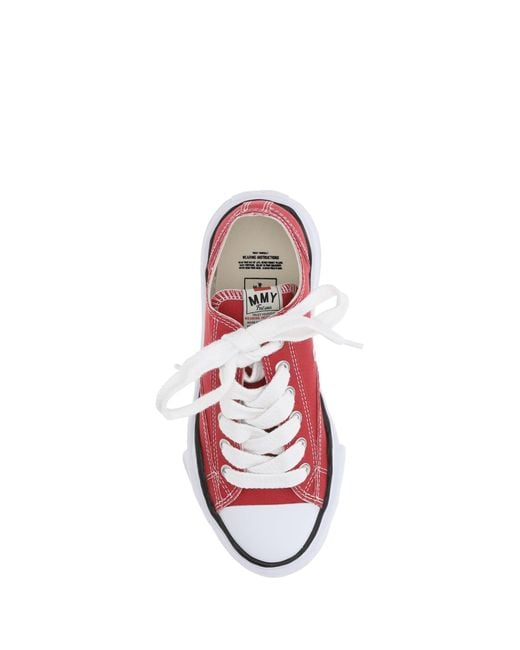 Maison Mihara Yasuhiro Red Sneakers