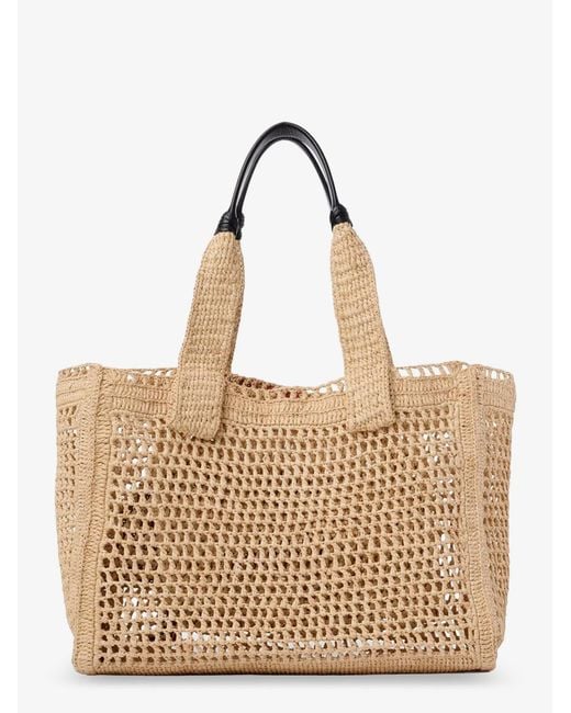 Chloé Natural East-West Summer Banana Raffia Shoulder Bag