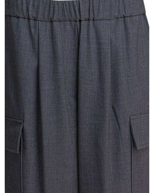 Semler Gray Cargo Pants Trousers