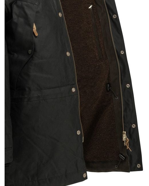 Manifattura Ceccarelli Black "Mountain" Parka for men