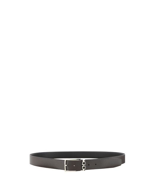 Ferragamo White Belts E Braces for men