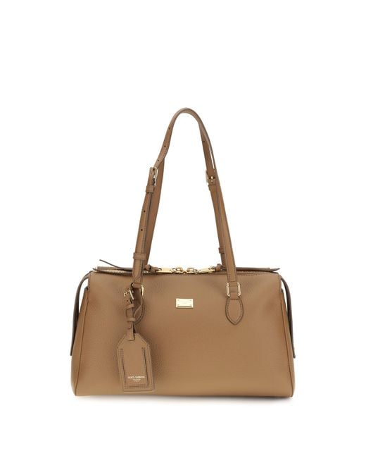 Dolce & Gabbana Natural Dolce & Gabbana Odissea Shoulder Bag